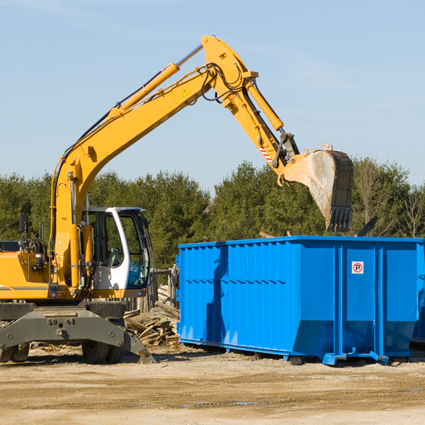 what are the rental fees for a residential dumpster in Grandin